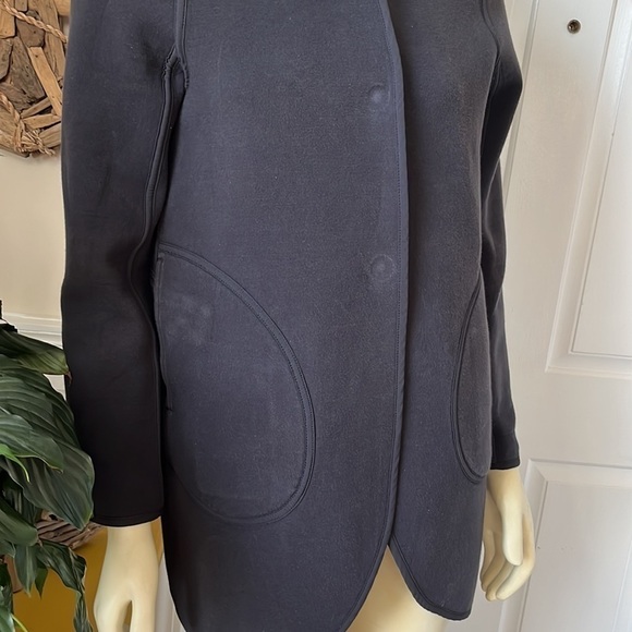 LULULEMON City Bound Wrap Jacket Heathered Black / Heathered Grey Small - Picture 9 of 15